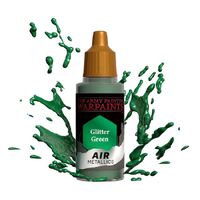 The Army Painter Warpaints Air: Glitter Green - 18ml Acrylic Paint