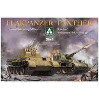 Takom 1/35 Flakpanzer Panther "Coelian" with 37mm Flakzwilling & 20mm flakvierling 2 in 1 Kit [2105]