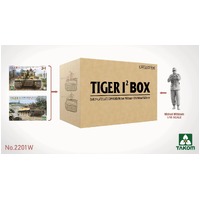 Takom 1/35 Double Tiger Box (Early + Late/Late Command/ Michael Wittman + 1/16 Michael Wittman) Plastic Model Kit