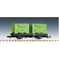 Tomix N JNR Freight Car Komu 1 Type (with Container)