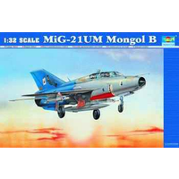 Trumpeter 1/32 MiG-21UM Mongol B 02219 Plastic Model Kit