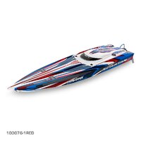 Traxxas Spartan SR 36" Brushless RC Speedboat - Red