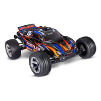 Traxxas 1/10 Rustler 2WD BL-2S HD Brushless RTR RC Stadium Truck - Orange