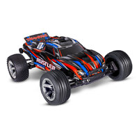 Traxxas 1/10 Rustler 2WD BL-2S HD Brushless RTR RC Stadium Truck - Red