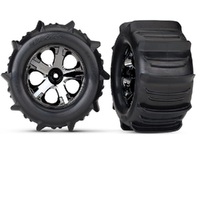 Traxxas Tires & Wheels, Ass. 2.8' All Star Blk Chrome