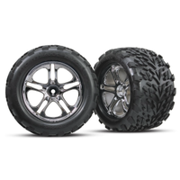 Traxxas Talon Tyres/Wheels Assembled SS Chrome Revo/Maxx TRA-5174