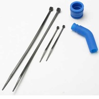 Traxxas Pipe Coupler with Blue Exhaust Deflector TRA-5245