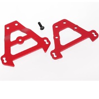 Traxxas Bulkhead Tie Bars F&R (Red)