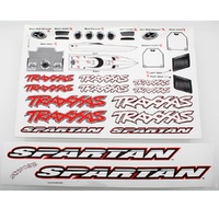 Traxxas Decal Sheet, Spartan