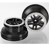 Traxxas Wheels, Sct Split Spoke Black