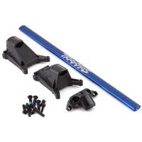 Traxxas Rustler/Slash 4x4 LCG Chassis Brace Kit (Blue)