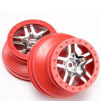 Traxxas Wheels Chrome Dual Profile Slash