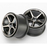 Traxxas Wheels Gemini Black Chrome