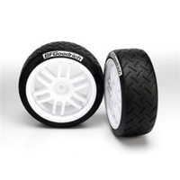 Traxxas Mounted BF Goodrich Rally Tire on White Rims TRA-7372R