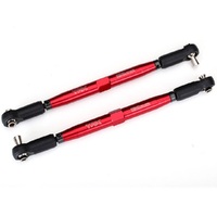 Traxxas Toe Links, X-Maxx (Tubes Red - Anod)