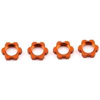 Traxxas Sledge/X-Maxx/E-Revo VXL 17mm Splined Wheel Nut (Orange) (4)