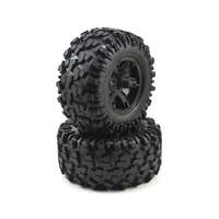 Traxxas X-Maxx Pre-Mounted Tires & Wheels (Black) (2) (8S Rated)