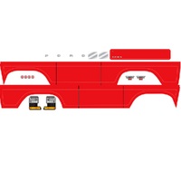 Traxxas Decal Sheet, Bronco, Red