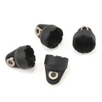 Traxxas 4-Tec 2.0 Shock Caps (Black) (4)