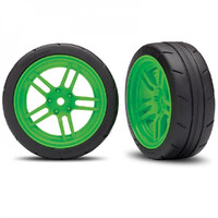 Traxxas Tires And Wheels, Assembled, Glued, Green