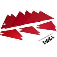 Traxxas Tube Chassis, Inner Panels Aluminium Red