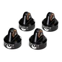 Traxxas Unlimited Desert Racer Aluminum "Fox" Shock Caps (Black) (4)