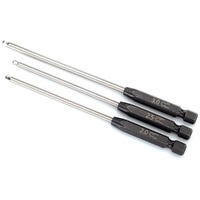 Traxxas Speed Bit Set, Hex Driver, 3-Piece Ball-End (2.0mm, 2.5mm, 3.0mm), 1/4' Drive