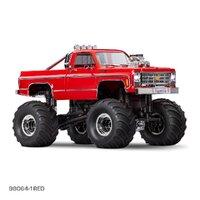 Traxxas TRX-4MT 1/18 Chevrolet K10 4x4 RC Monster Truck (Red) 98064-1