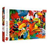 Trefl 500pc Colourful Birds Jigsaw Puzzle