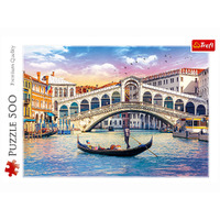 Trefl 500pc Rialto Bridge, Venice Jigsaw Puzzle