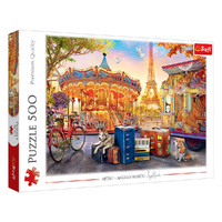 Trefl 500pc Holidays In Paris Jigsaw Puzzle