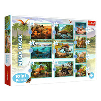 Trefl Meet All The Dinosaurs 10-In-1 Jigsaw Puzzles