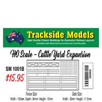 Trackside Models HO Cattle Yard Fencing Expansion Kit