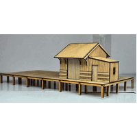 Trackside Models HO NSW G1 Good Shed Laser Cut Scenery Kit