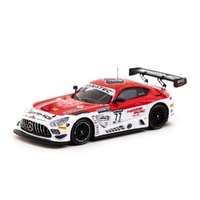 Tarmac Works 1/64 Mercedes AMG GT3 Indianapolis 8 Hour 2022 Winner Craft-Bamboo Racing - R. Marciello / D. Juncadella / D. Morad Diecast Car