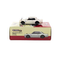 Tarmac Works 1/64 White Nissan Skyline 2000 GT-R (KPGC10) Global 64 Diecast