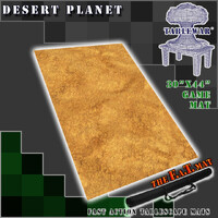 The F.A.T. Mat - 30x44in Desert Planet Medium Gaming Mat