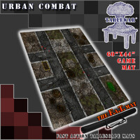 The F.A.T. Mat - 60x44in Urban Combat Large Gaming Mat