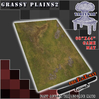 The F.A.T. Mat - 60x44in Grassy Plains 2 Large Gaming Mat