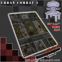 The F.A.T. Mat - 60x44in Urban Combat 3 Large Gaming Mat