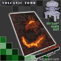 The F.A.T. Mat - 30x44in Volcanic Tomb Medium Gaming Mat