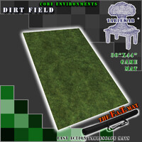 The F.A.T. Mat - 30x44in Grassy Field Medium Gaming Mat