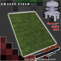 The F.A.T. Mat - 60x44in Grassy Field Large Gaming Mat