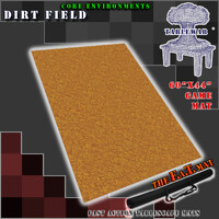 The F.A.T. Mat - 60x44in Dirt Field Large Gaming Mat