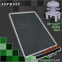 The F.A.T. Mat - 30x44in Asphalt Medium Gaming Mat