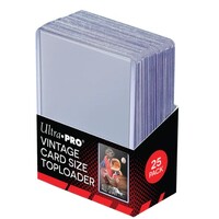 ULTRA PRO - TOPLOADER- Vintage Size 2-5/8 x 3-3/4 25ct