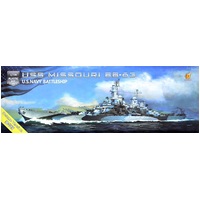 Very Fire 1/700 USS Missouri BB-63 Battleship (Deluxe Edition) Plastic Model Kit 700909DX