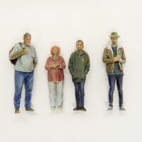 West Edge 3D N(UK) 1/148 People Waiting pack 1 (4 pcs)