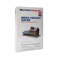 Walthers HO Brick Freight House Kit
