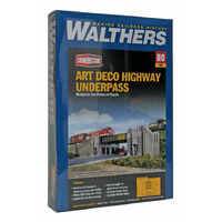 Walthers HO Art Deco Highway Underpass Kit